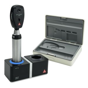 HEINE BETA 200S LED directe oftalmoscoopset 3,5 V met BETA4 NT handvat en NT4 tafellader