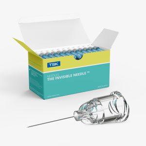 TSK STERiJECT INViSIBLE NEEDLE injectienaald 34G x 9 mm met LDS-hub, 100 stuks