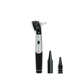 HEINE mini 3000 F.O. LED otoscoop kit met batterijhandvat en accessoires