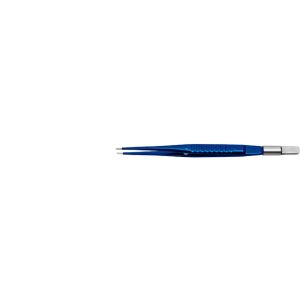 Bipolair pincet Classic, recht, punt 1 mm stomp, lengte 165 mm