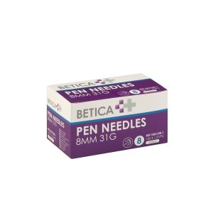 Betica pennaald 8 mm x 31G, 100 stuks