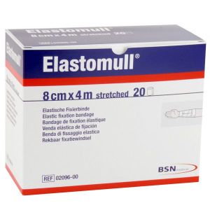 Elastomull 8 cm x 4 m, 20 rollen