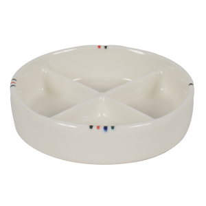 Keramische petri-schaal 10 cm 4 kwadranten