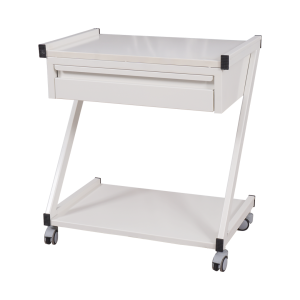 Z-vormige instrumenten-trolley met lade