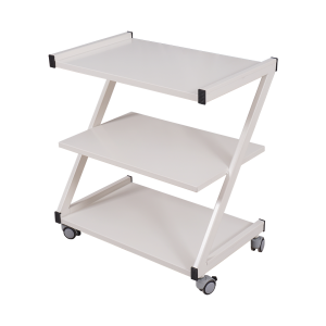 Z-vormige instrumenten-trolley met plank