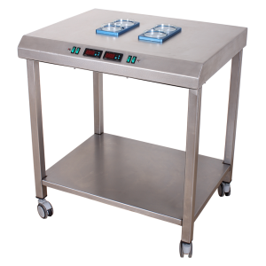 Graft chiller met roestvrijstalen werktafel