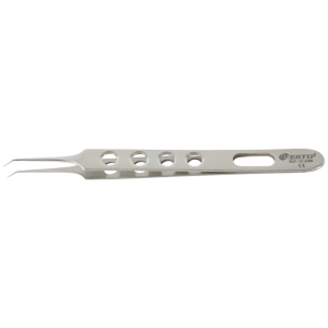 Soft Adjusted transplantatie-forceps met gaten 4 mm 55°