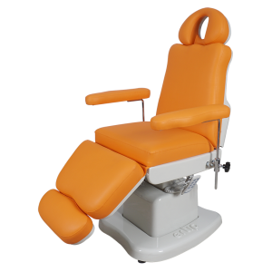 Elegance behandelstoel 4 motoren oranje