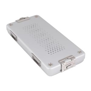 Bahadır sterilisatiecontainer 30 x 14 x 4 cm grijs