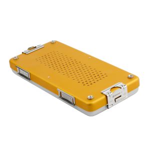 Bahadır sterilisatiecontainer 30 x 14 x 4 cm geel