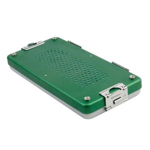 Bahadır sterilisatiecontainer 30 x 14 x 4 cm groen