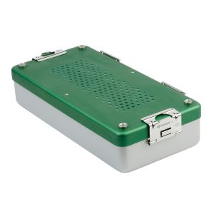 Bahadır sterilisatiecontainer 30 x 14 x 7 cm groen