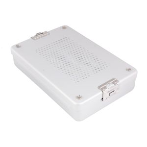Bahadır sterilisatiecontainer 31 x 19 x 6,5 cm zilver