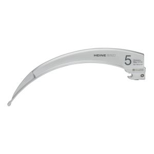 HEINE Classic+ Macintosh F.O. laryngoscoopblad, maat 5, 177 mm, distale breedte 15 mm