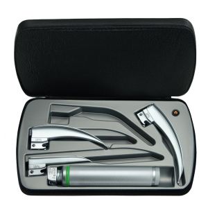 HEINE Classic+ F.O. laryngoscoopset F-119 met standaard F.O. batterijhandvat 2,5 V XHL