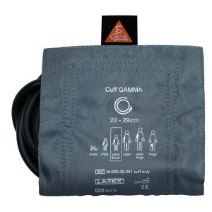 HEINE latex-vrije twin-tube (2-slangsysteem) bloeddrukmanchet voor kleine volwassenen, maat 14 × 53 cm (armomtrek 20 – 29 cm). Compatibel met HEINE GAMMA XXL LF.