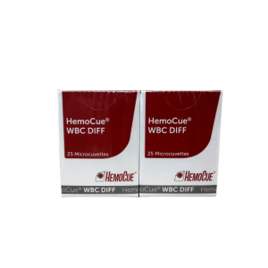 HemoCue cuvetten t.b.v. WBC DIFF analyser, 2 x 25 stuks