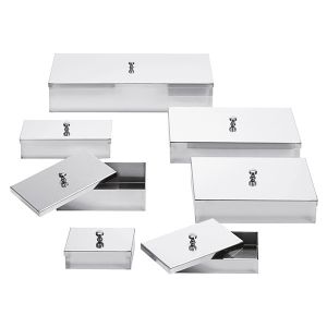 Instrumentenbak met knopdeksel 22 x 15 x 5 cm