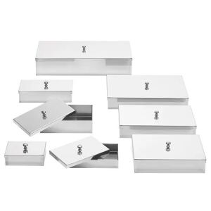 Instrumentenbak met knopdeksel 20 x 10 x 5 cm