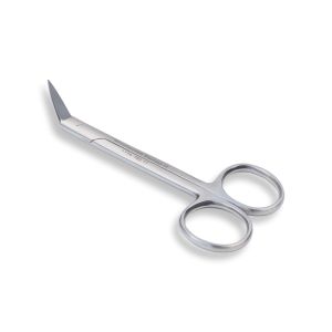 Irisschaar scherp/scherp, gebogen hoek 11 cm