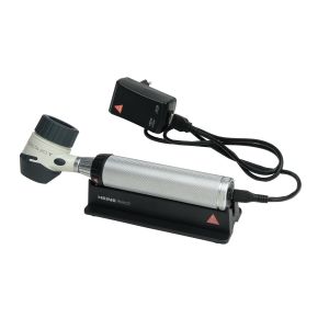 HEINE DELTA 20T dermatoscoop met contactplaat met schaalverdeling en BETA4 USB oplaadbaar handvat