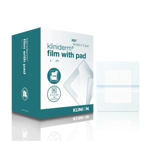 Kliniderm Film eilandpleister 10 x 10 cm, 50 stuks