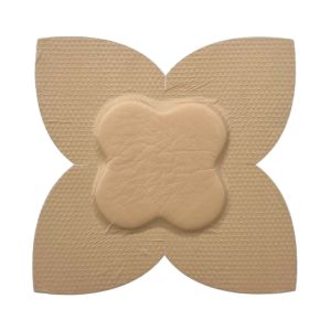 Kliniderm Foam Silicone Border schuimverband met kleefrand 20 x 20 cm, 5 stuks