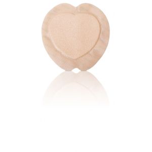 Kliniderm Foam Silicone Border schuimverband met kleefrand 22,5 x 22,5 cm, 5 stuks