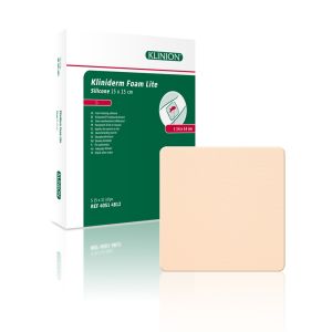 Kliniderm Lite Foam dun schuimverband 15 x 15 cm, 5 stuks