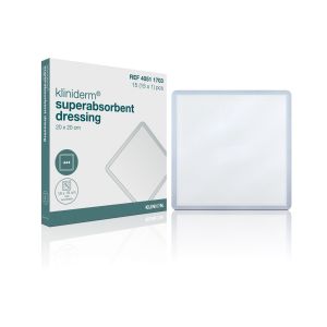Kliniderm Superabsorbent superabsorberend verband 20 x 20 cm steriel, 15 stuks