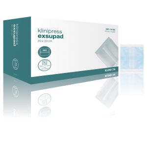 Klinion Exsupad absorberend verband 20 x 20 cm steriel, 15 stuks