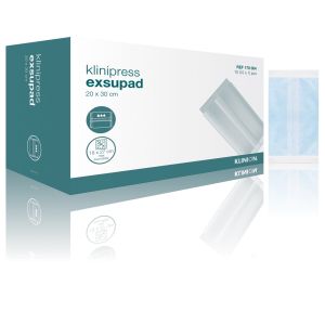 Klinion Exsupad absorberend verband 20 x 30 cm steriel, 10 stuks