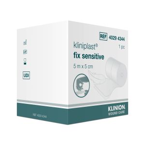 Klinion Kliniplast Fix Sensitive fixatiepleister 5 m x 5 cm