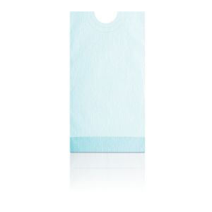 Klinion patiëntenslab met opvangdeel blauw/wit 38 x 70 cm, 100 stuks