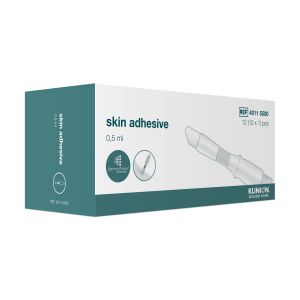 Klinion Skin Adhesive huidlijm met applicator 0,5 ml steriel, 12 stuks
