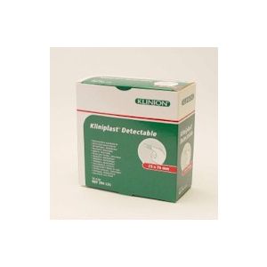 Kliniplast detecteerbare wondpleister blauw 25 x 76 mm, 50 stuks