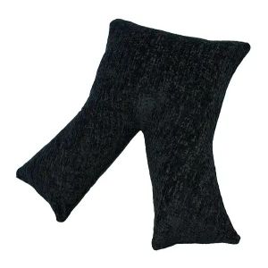 Sitty Y-kussen, soft vintage, zwart