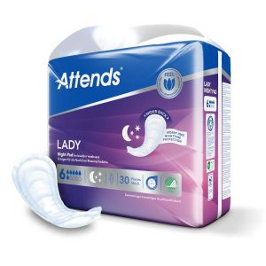 ATTENDS Lady Night Pad 6, 30 stuks