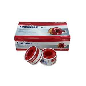 Leukoplast hechtpleister op klem, 1,25 cm x 5 m, 24 stuks