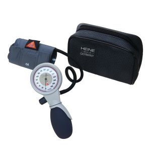 HEINE GAMMA G5 aneroide bloeddrukmeter met latexvrij kindermanchet, geleverd in ritsetui