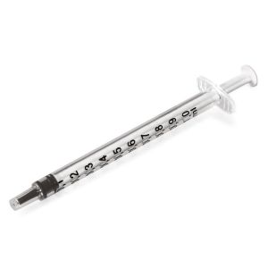 Henke-Ject Tuberculinespuit 1 ml Luer 3-delig, 100 stuks