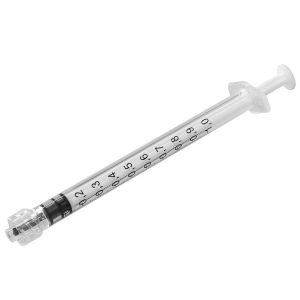 Henke-Ject Tuberculinespuit 1 ml Luer-Lock 3-delig, 100 stuks