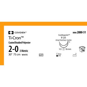 Ti-Cron wit 2-0, Y-31, 88862880-51, 36 stuks