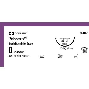 Polysorb violet 0, GS-21, CL-812, 36 stuks