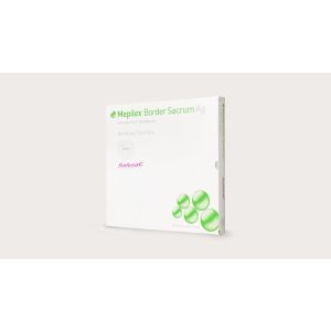 Mepilex Border Sacrum Ag schuimverband, 23 x 23 cm, 5 x 1 stuk