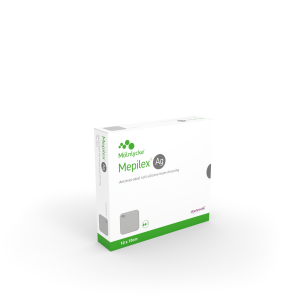 Mepilex Ag schuimverband, 10 x 10 cm, 5 x 1 stuk