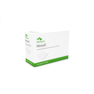 Mesalt natriumchlorideverband, 10 x 10 cm, 30 x 1 stuk