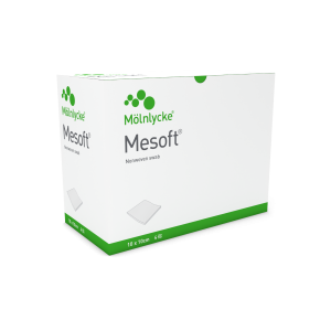 Mesoft 40 g/m2 gaaskompres - 4 lagen, 7,5 x 7,5 cm, 75 x 2 stuks