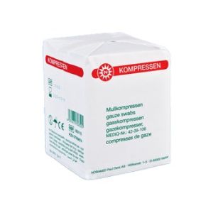 Noba gaaskompressen 8-laags niet steriel 10 x 10 cm, 100 stuks