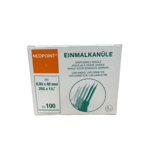 Neopoint injectienaalden oranje 25G, 0,5 x 40 mm, 100 stuks